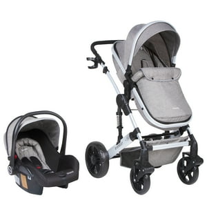 Bbqool - Coche Travel System Everest Grey