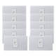 thumbnail image 1 of Pack 10 Toma Internet Metálico Rj65 - Gris Blanco, 1 of 3