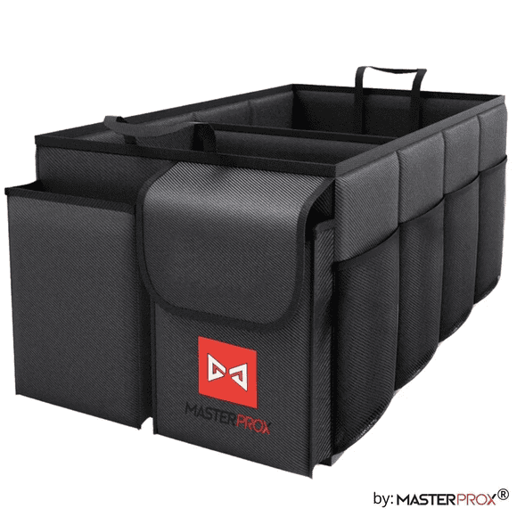 Organizador De Maletero Plegable Premium 3 Compartimientos Para Auto Suv Y Camioneta