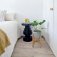 thumbnail image 2 of Mesa Lateral Tainan madera negra 57x42, 2 of 6