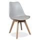 thumbnail image 1 of Silla de Comedor Tulip Asiento Acolchado Gris, 1 of 3