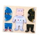 thumbnail image 5 of Juego De Rompecabezas De Madera Para Vestir, Cambiar Ropa, Juegos Para Bebés De 1, 2 Y 3 A?os, Hipopótamo, 5 of 5