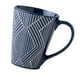 thumbnail image 1 of Taza De Café 450ml Taza Para Beber Taza De Chocolate Caliente Para Café Desayuno Avena Líneas Finas, 1 of 3