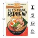 thumbnail image 3 of Ramen Cartel de metal, decoración de pared con cartel de metal personalizado, regalos para aficionados, amigos, familia y seres queridos 30x20 cm, 3 of 6