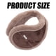 thumbnail image 4 of Orejeras cálidas de invierno para exteriores, orejeras plegables de tejido polar peludo para mujeres y hombres., 4 of 5