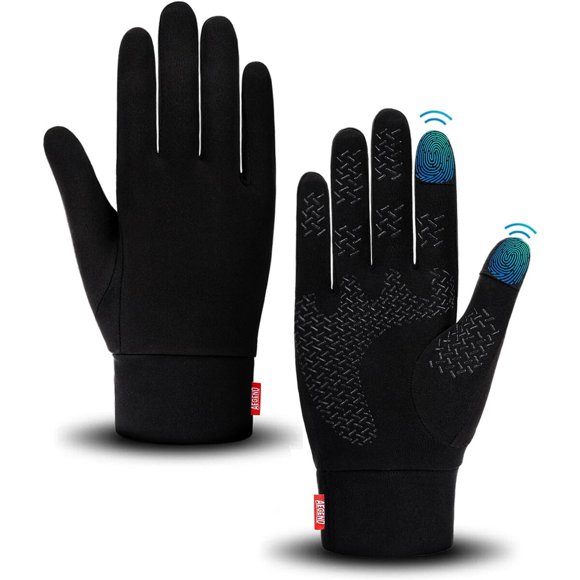 Aegend Lightweight Winter Gloves for Men Women, Warm Running