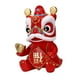 thumbnail image 3 of Estatuilla De León De La Riqueza China Accesorio De Adorno De Alcancía De Resina Rojo, 3 of 3