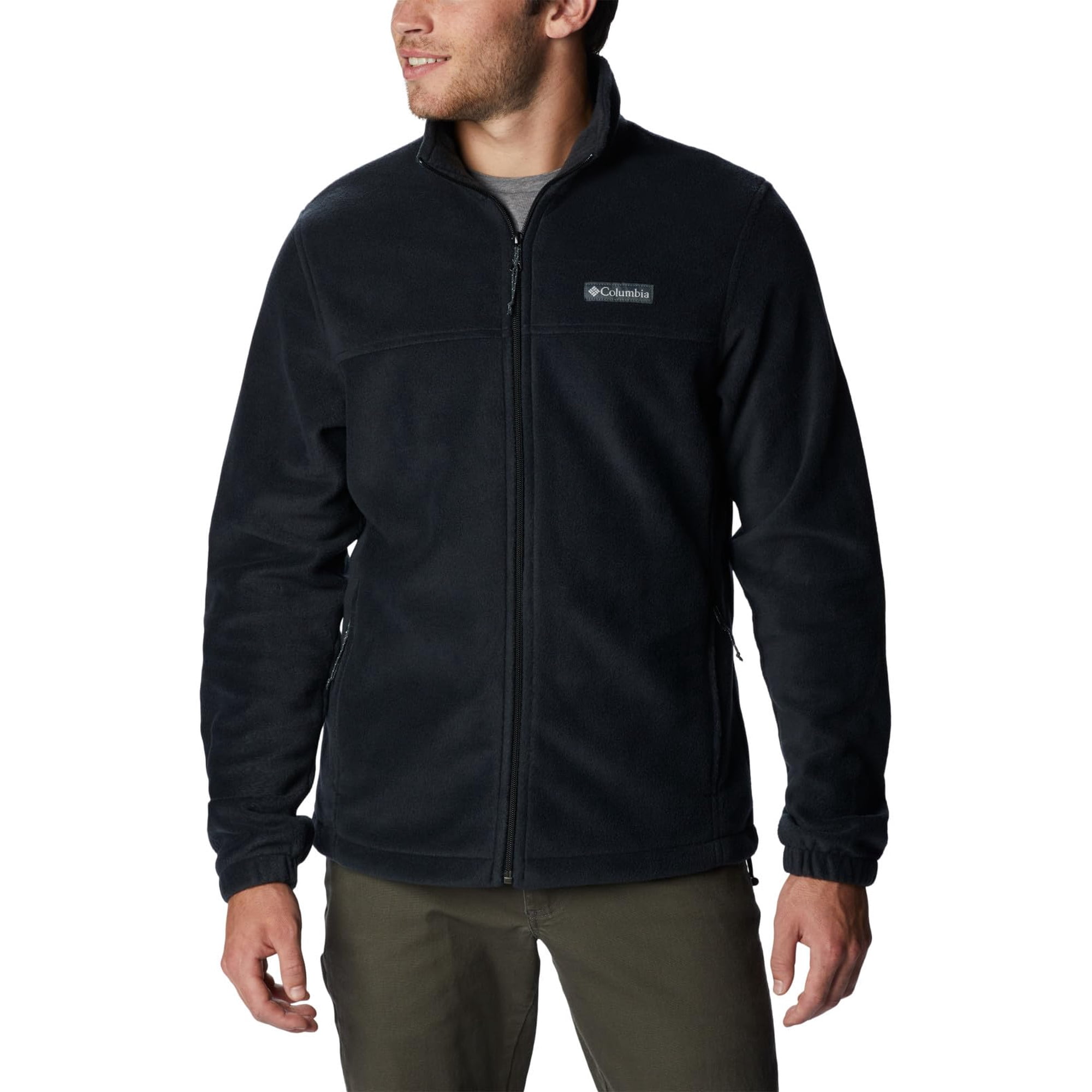 Chaqueta Polar Columbia Steens Mountain 2.0 Para Hombre Negra