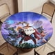 thumbnail image 5 of Crisis en tierras infinitas-theme Fitted Round Tablecloths Elastic Edged Table Covers Waterproof Table Cloth for Kitchen Holiday Party Tables Decor 120cm, 5 of 6