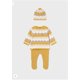 thumbnail image 1 of Polaina chaleco y gorrito punto amarillo 1 A 2 Meses, 1 of 7