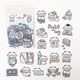 thumbnail image 1 of 40pcs Cute Cartoon Waterproof PET Stickers - Perfect for Student Handbook Decorations & DIY Projects!, 1 of 5