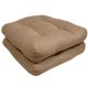 thumbnail image 2 of Paquete de 2 almohadillas para sillas de patio, colección Sweet Home, color topo, 19 x 19 cm, 2 of 4