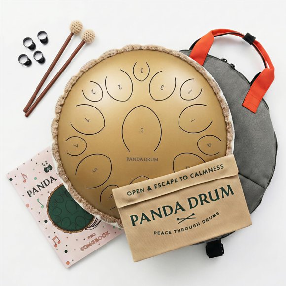 Tambor de Lengüeta de Acero PANDA DRUM Pro 15" 432Hz Kit