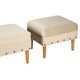 thumbnail image 3 of Set Poufs Provenza Tachas Felpa 04 Beige, 3 of 5