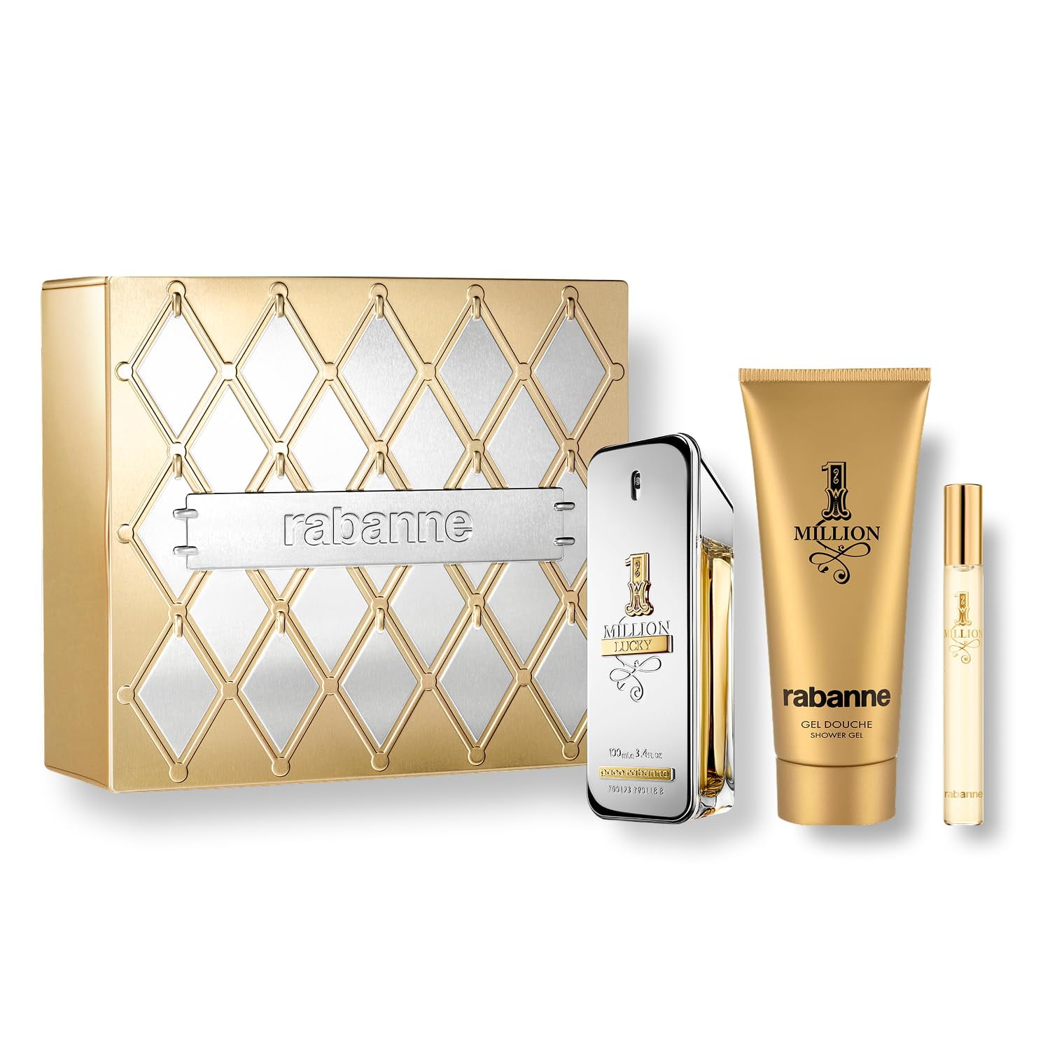 Paco Rabanne - Set De Regalo Rabanne 1 Million Lucky Eau De Toilette 100 Ml Para Hombre