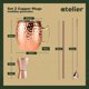 thumbnail image 3 of Vasos De Cobre Moscow Mule Coctel Atelier 500 Ml Set X2, 3 of 3