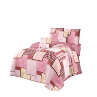 Genérico - Cubrecama Verano Quilt Delgado King 250 X 270 Cm