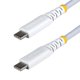 thumbnail image 1 of Cable trenzado USB‑C StarTech USB2CC6FNCB 1.8 m blanco, 1 of 6