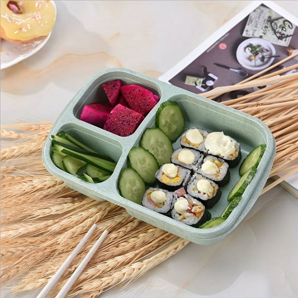 Microwaveable Leakproof Separate Bento Box Lunch Box, Food Container Storage Box Outdoor Fishing Camping Home Kitchen Accessories