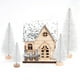 thumbnail image 3 of Mini árbol de Navidad Yookat para decoración navideña, 40 unidades, color blanco, 3 of 3