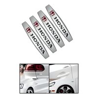 Genérico - 4 Topes Puerta Metálicos Adhesivos Universal Plateado