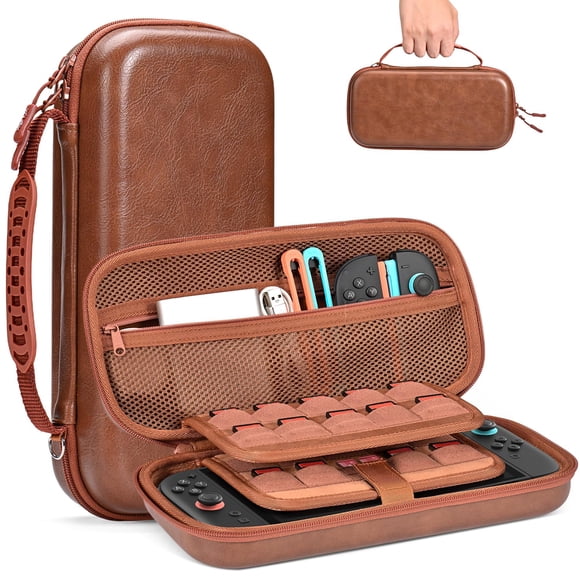 Estuche Switch 2 YK YOUNIK de cuero PU 30x14x7 cm