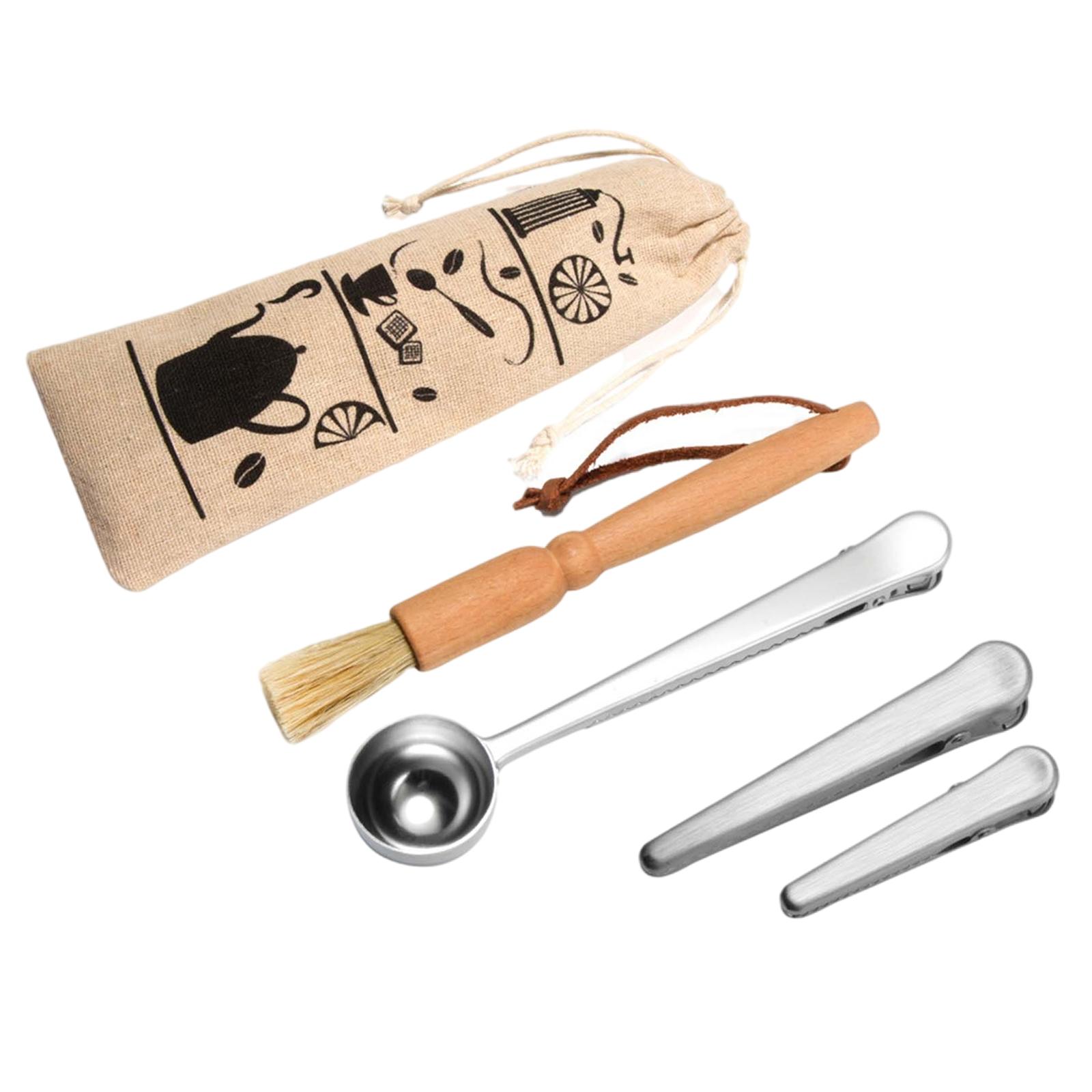 Magideal - Juego De Cepillos De Limpieza , Kit De Limpieza De Espresso Para Limpiar Rebabas, Cepillos De Máquina De Espresso Para, Herramientas De Barista