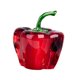 thumbnail image 1 of Cristal Fruta Escultura Arte Estantería Decoración Ornamento Obra Chile Rojo, 1 of 5