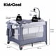 thumbnail image 4 of Cuna Corral Plegable de Viaje Kidscool con Mudador Mosquitero y Organizador 104 x 76 x 76 cm Gris, 4 of 6