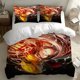 thumbnail image 1 of 3pcs Saitama Artificial Jade Superhero Hot-Blooded Sprint Energy Release Pattern Digital Print Three-Piece Set 100% Polyester Light Beige-Friendly Fabric, 1 of 1