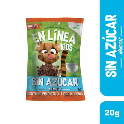 Cereal Hojuelas Sabor Chocolate Sin Azúcar 20 G En Línea