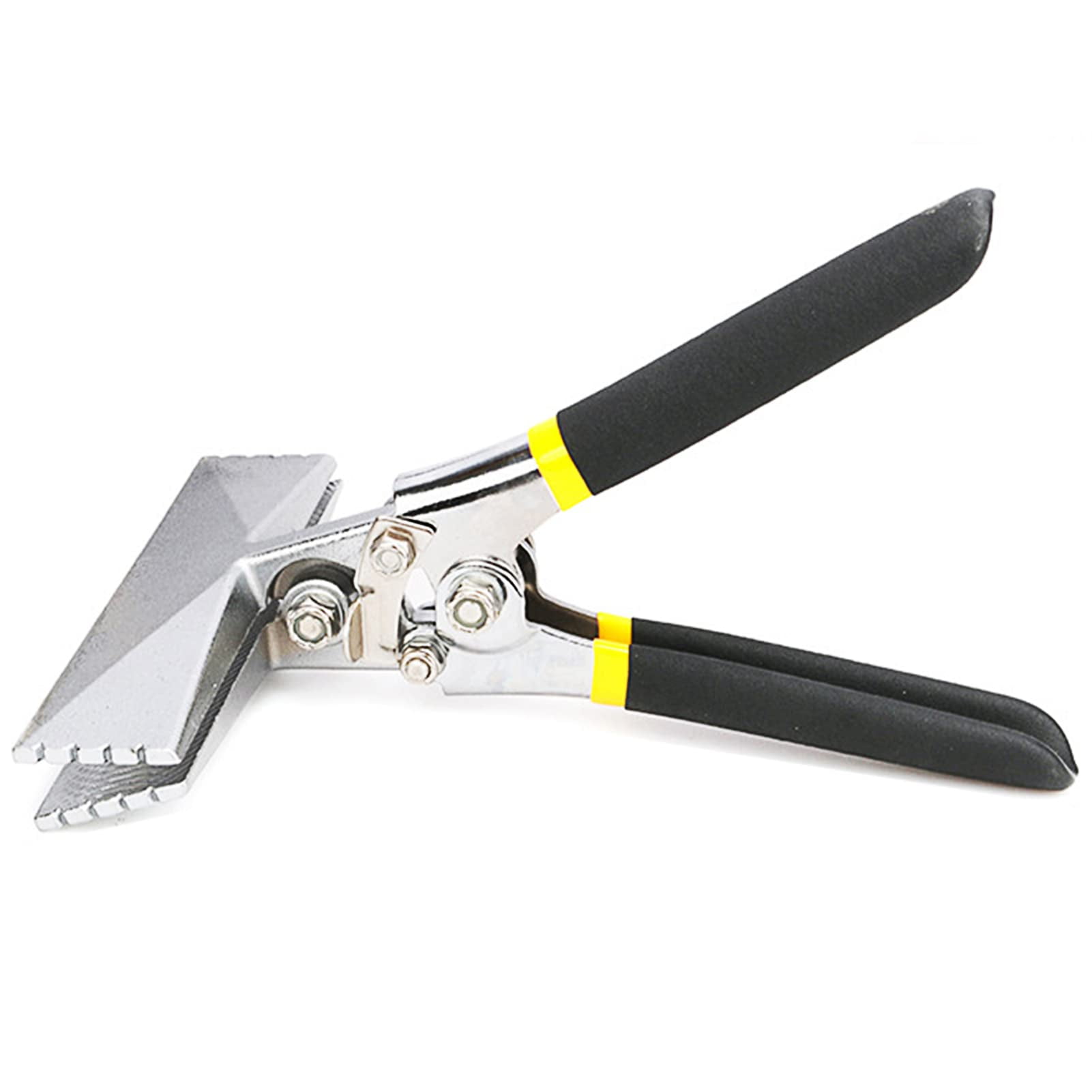 Xusx111 - Herramientas De Doblador De Chapa De Mandíbula Recta Para Doblar Y Aplanar Chapa De Metal Con Mango De Cojín Doble Sumergido (estilo Recto)