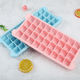 thumbnail image 5 of Bandejas para cubitos de hielo con tapa, paquete de 3 (rosa, azul y verde). Bandejas de silicona para cubitos de hielo flexibles y fáciles de liberar. 36 moldes para cubitos de hielo. Sin BPA., 5 of 8