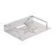 thumbnail image 2 of Soporte De Pared Para Proyector, Soporte Para Estante, Enrutador, Reproductor De DVD, Baño, 23 X 16,5 Cm, Plateado, 2 of 6