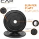thumbnail image 3 of Set De Discos Weight Plate Set Barbell De 100 Lb Con Soporte De Almacenamiento, 3 of 8