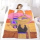 thumbnail image 5 of Princesa Espacial Lésbica anti-pilling, suave, ligera, esponjosa y acogedora de lujo para hogar y cocina – Perfecta para niños y adultos, 100 x 150 cm, 5 of 6
