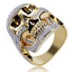 thumbnail image 3 of Anillos Brillantes Punky de Rapero a la Moda con Calavera para Hombre, Cool, con Hielo, Hip Hop, Circonia Cúbica, Anillos para Hombre, 3 of 8