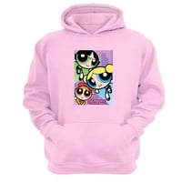 Genérico - Polerón Canguro Niñas Superpoderes Rosa Talla M Unisex