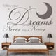 thumbnail image 2 of Decomural Follow Your Dreams Justin Bieber Lyrics WS-40817, 2 of 2