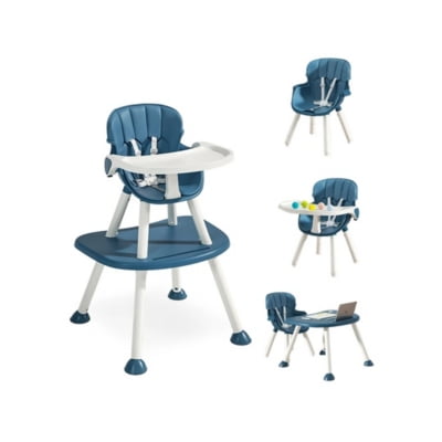 Silla de Comer Multi Etapas 4 en 1 Azul