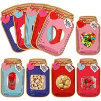 Tarjetas De San Valentín Giiffu Mason Jar, Paquete De 50 Unidades, Para El Aula De Niños