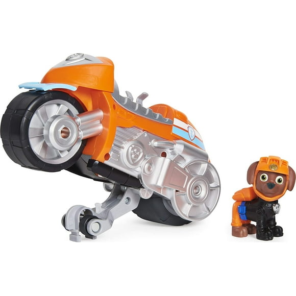 Vehículo de motocicleta Paw Patrol PUPS ZUMA con figura de Wheelie