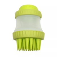 Defensor Forever - Cepillo De Baños Para Mascotas Con Dispensador Verde