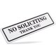 thumbnail image 1 of Qofaoye Letrero de «No solicitar» para el hogar, cinta adhesiva resistente, 21,1 x 6,1 cm, 1 of 3