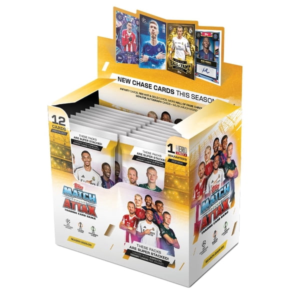 Trading Cards Topps UCC Match Attax 2025/26, caja completa
