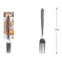 Genérico - Tenedor 100% Acero Inoxidable, 17 Centímetros.