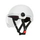 thumbnail image 3 of Casco De Moto Ligero Cómodo Transpirable Verano Media Cara Casco Blanco, 3 of 5