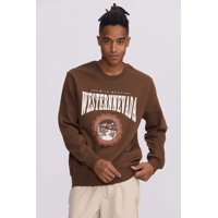 Fashionspark - Polerón Hombre Print Central Chocolate