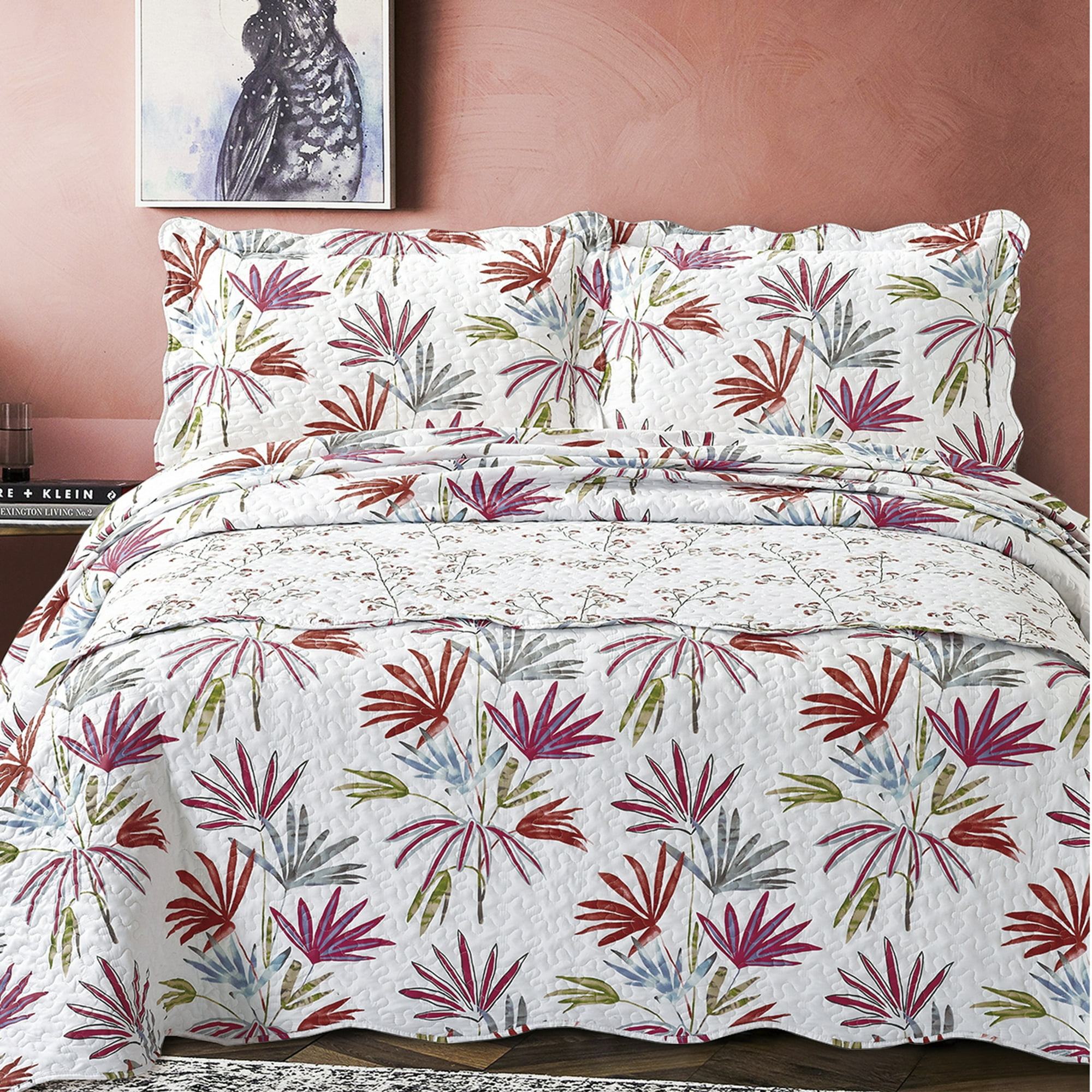 Mallorca - Quilt Con Piecera Reversible Montego 1,5 Plazas