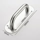 thumbnail image 2 of Tirador Para Puerta Principal Acero Inoxidable 8 Pulgadas Satinado Liso, Tornillos incluidos, 2 of 8
